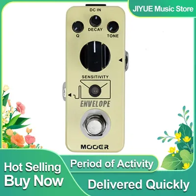 MOOER Umschlag Elektrische Gitarre Effekte Pedal Analog Auto Wah Umschlag Filter Effekt True Bypass Pedal Gitarre Bass Zubehör