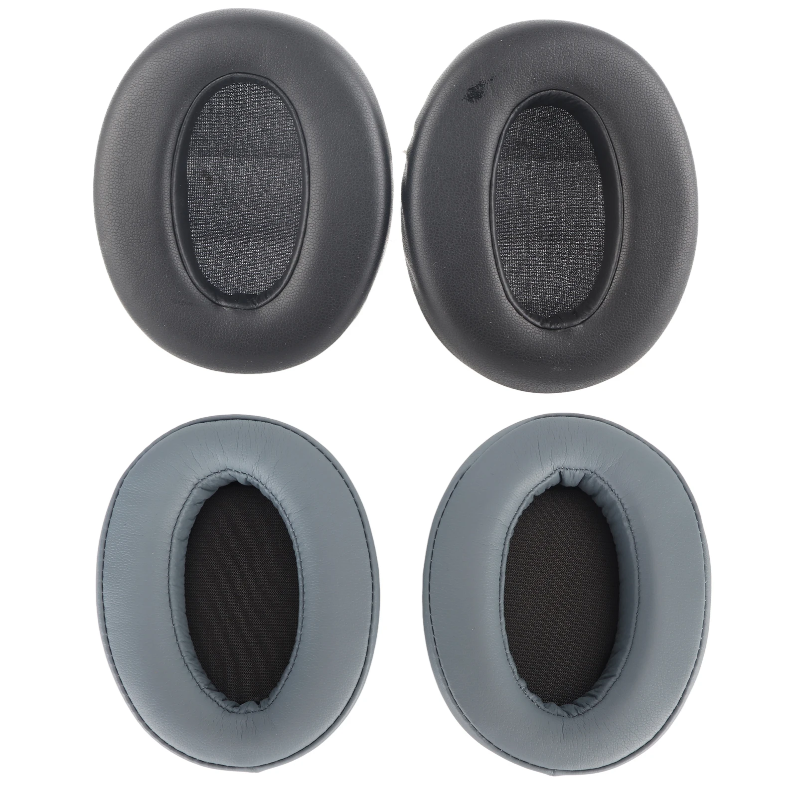 Ersatz-Ohrpolster aus weichem Proteinleder, geräuschisolierter Schaumstoff, verdickte Ohrpolster für WH XB910N Kopfhörer, Ohrpolster, Ohrpolster Image