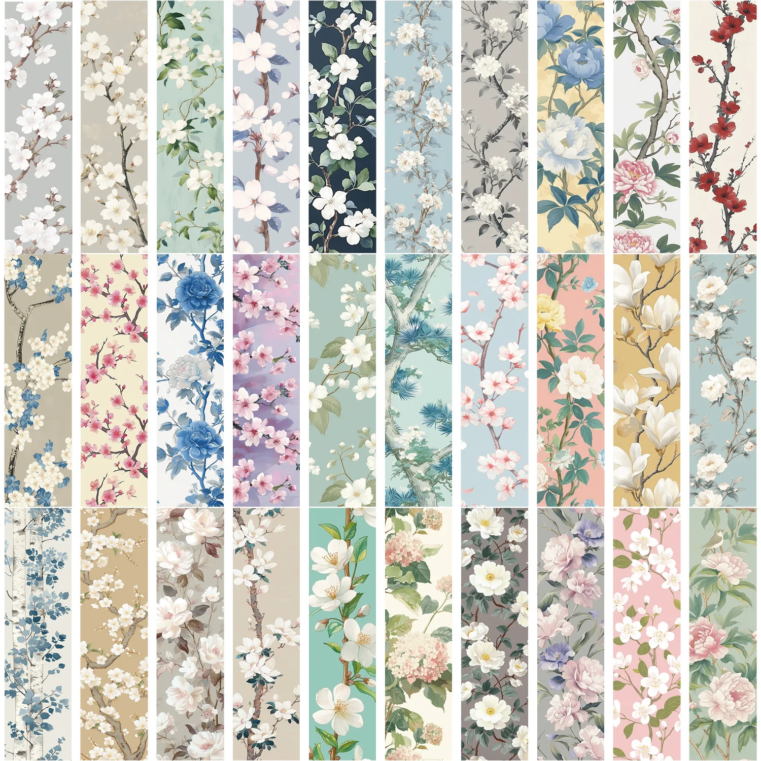 30 Stück Blumendekorationen Leseseiten Lesezeichen Blumen Lesezeichen Pflanzen Kreative Geschenke Student Schreibwaren Image