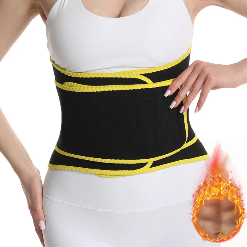 Frauen Einstellbare Abnehmen Gürtel Shapewear Fitness Korsett Taille Unterstützung Heißer Schweiß Taille Trimmer Trainer Körper Shaper Sauna Anzüge Image