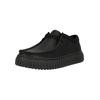 Schnürschuh CLARKS "Torhill", Herren, Gr. 43, schwarz, casual, Schuhe, mit robuster gerippter Sohle