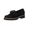 Slipper GABOR "Gabor Slipper Veloursleder", Damen, Gr. 39, schwarz, Veloursleder, casual, Schuhe