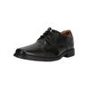Schnürschuh CLARKS "Tilden", Herren, Gr. 44,5, schwarz, Leder, elegant, Schuhe, im klassischen Design
