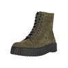 Stiefelette CLARKS "Torhill Rise", Damen, Gr. 38, grün, casual, Schuhe, mit subtilem Reißverschluss für einfaches Anziehen