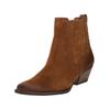 Bikerboots PAUL GREEN "Paul Green Stiefelette Veloursleder", Damen, Gr. 39, braun (toffee), Veloursleder, casual, Schuhe