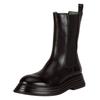 Stiefelette FELMINI "Felmini Stiefelette Leder", Damen, Gr. 40, schwarz, Leder, casual, Schuhe
