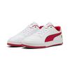 Sneaker PUMA "Scuderia Ferrari Caven 2.0 Sneakers Erwachsene", Gr. 42, weiß (weiß rosso corsa rot), Obermaterial: Kuhleder, Synthetik, Textil; Futter: Textil; Innensohle: Textil; Laufsohle: Gummi, Schuhe