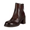 Stiefelette FELMINI "Felmini Stiefelette Leder", Damen, Gr. 41, braun, Leder, casual, Schuhe
