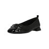 Ballerina CLARKS "Ubree15 Poppy", Damen, Gr. 41,5, schwarz, Leder, elegant, Schuhe, im simplen und eleganten Look