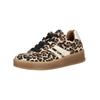 Sneaker GABOR COMFORT "Gabor Comfort Sneaker Leder", Damen, Gr. 40, schwarz (braun, schwarz), Leder, casual, Schuhe