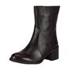 Stiefelette FELMINI "Felmini Stiefelette Leder", Damen, Gr. 40, schwarz, Leder, casual, Schuhe