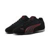 Sneaker PUMA "PUMA Catch Sneakers Erwachsene", Gr. 47, rot (schwarz rot), Obermaterial: Textil, Kuhleder, Synthetik; Futter: Textil; Innensohle: Textil; Laufsohle: Gummi, Schuhe