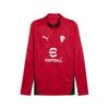 T-Shirt PUMA "AC Milan 25/26 Trainingstop Herren", Herren, Gr. XL, rot (for all time rot schwarz), Obermaterial: 100% Polyester; Einsatz: 100% Polyester, bedruckt, slim fit, Rundhals, Langarm, Shirts