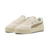 Sneaker PUMA "Carina Mia Suede Sneakers Damen", Gr. 40.5, alpine snow ice coffee weiß beige, Obermaterial: Kuhleder, Textil, Synthetik; Futter: Textil; Innensohle: Textil; Laufsohle: Gummi, Schuhe
