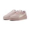 Sneaker PUMA "Carina Mia Suede Sneakers Damen", Gr. 39, mauve mist frosted ivory pink weiß, Obermaterial: Kuhleder, Textil, Synthetik; Futter: Textil; Innensohle: Textil; Laufsohle: Gummi, Schuhe