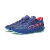 Sneaker PUMA "Stewie 4 Night Vision Basketballschuhe Damen", Gr. 37.5, vivid blau electric peppermint grün, Obermaterial: Synthetik; Futter: Textil; Laufsohle: Gummi, Schuhe