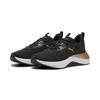 Laufschuh PUMA "Softride Sera Laufschuhe Damen", Gr. 39, schwarz (schwarz gold), Obermaterial: Synthetik, Textil, Kuhleder; Futter: Textil; Innensohle: Textil; Laufsohle: Gummi, Synthetik, Schuhe