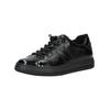 Sneaker PAUL GREEN "Paul Green Sneaker Leder", Damen, Gr. 38, schwarz (schwarz lack), Leder, casual, Schuhe