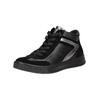 Sneaker ARA "Ara Sneaker Leder", Damen, Gr. 43, schwarz kombi, Leder, casual, Schuhe
