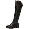 Bikerboots FELMINI "Felmini Stiefel Leder", Damen, Gr. 42, schwarz, Leder, casual, Schuhe