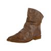 Stiefelette FELMINI "Felmini Stiefelette Veloursleder", Damen, Gr. 40, braun (camel), Veloursleder, casual, Schuhe