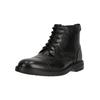 Stiefelette CLARKS "Aldwin Cap", Herren, Gr. 47, schwarz, Leder, casual, Schuhe, mit vielseitiger Optik und ganztägigem Komfort