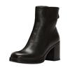 Stiefelette FELMINI "Felmini Stiefelette Leder", Damen, Gr. 40, schwarz, Leder, casual, Schuhe