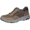 Sneaker WALDLÄUFER "H-MAX", Herren, Gr. 11,5 (46,5), taupe, sand, schwarz, Nubukleder, sportlich, Schuhe, Bequemschuh, Halbschuh, Schnürschuh in Komfortweite H = sehr weit, Topseller