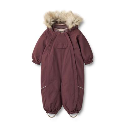 Schneeoverall WHEAT "Snowsuit Nickie Tech", Baby, Gr. 86, N-Gr, lila (lila dawn), Obermaterial: 100% Polyester. Futter: 100% Polyester. Wattierung: 100% Polyester. Fleece: 100% Polyester, casual, normal, Langarm, Overalls, wasserdicht, atmungsaktiv... Image