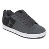 Sneaker DC SHOES "COURT GRAFFIK", Gr. 40, dk grau, schwarz, weiß, Leder, sportlich, Schuhe