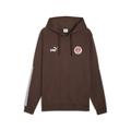 Hoodie PUMA "FC St. Pauli KING Hoodie Herren", Herren, Gr. 3XL, espresso braun weiß, Obermaterial: 100% Baumwolle; Rippe: 3% Elasthan, 97% Baumwolle; Besatz: 100% Polyester, normal, Rundhals, Langarm, Sweatshirts