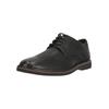 Schnürschuh CLARKS "Atticus LTLace", Herren, Gr. 47, schwarz, Leder, casual, Schuhe, mit weichem Fußbett aus recyceltem Material