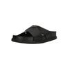 Sandale CLARKS "Torford", Herren, Gr. 46, schwarz, Leder, casual, Schuhe, mit praktischem Slip-On-Design