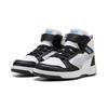 Sneaker PUMA "REBOUND V6 MID SPACE BELLE AC+ PS", Gr. 32, puma schwarz, lila crush, puma weiß, Synthetik, sportlich, Schuhe