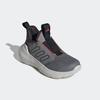 Slip-On Sneaker ADIDAS SPORTSWEAR "TENSAUR COMFORT KIDS", Gr. 34, grau three, core schwarz, pure ruby, Textil, Synthetik, sportlich, Schuhe