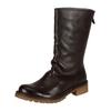 Bikerboots FELMINI "Felmini Stiefel Leder", Damen, Gr. 41, rot (dunkelrot), Leder, casual, Schuhe