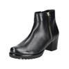 Stiefelette GABOR COMFORT "Gabor Comfort Stiefelette Nappaleder", Damen, Gr. 39, schwarz, Nappaleder, casual, Schuhe