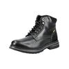 Schnürstiefelette CAMEL ACTIVE "camel active Stiefelette Leder", Herren, Gr. 42, schwarz kombi, Leder, casual, Schuhe