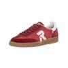Sneaker RIEKER "Rieker Sneaker Glattleder", Damen, Gr. 37, rot, Glattleder, casual, Schuhe