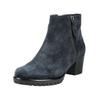 Stiefelette GABOR COMFORT "Gabor Comfort Stiefelette Veloursleder", Damen, Gr. 38,5, blau (dunkelblau), Veloursleder, casual, Schuhe