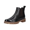 Stiefelette ARA "Ara Stiefelette Leder/Textil", Damen, Gr. 40, blau (dunkelblau), Leder, Textil, casual, Schuhe