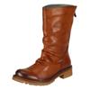 Bikerboots FELMINI "Felmini Stiefel Leder", Damen, Gr. 37, braun, Leder, casual, Schuhe