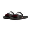 Sneaker PUMA "Formula 1 Leadcat 2.0 Logo Slides Erwachsene", Gr. 40.5, schwarz-weiß (schwarz, weiß), Obermaterial: Synthetik; Futter: Textil; Innensohle: Synthetik; Laufsohle: Synthetik, Schuhe