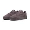 Sneaker PUMA "Carina 3.0 Suede Sneakers Damen", Gr. 39, raisin gold lila, Obermaterial: Leder; Futter: Textil; Innensohle: Textil; Laufsohle: Gummi, Schuhe