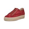 Sneaker PAUL GREEN "Paul Green Sneaker Nubukleder", Damen, Gr. 38, rot (wine), Nubukleder, casual, Schuhe