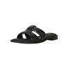 Sandale CLARKS "Ariany", Damen, Gr. 42, schwarz, Leder, Schuhe, mit moderner, quadratischer Spitze