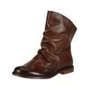 Stiefelette FELMINI "Felmini Stiefelette Leder", Damen, Gr. 38, braun (dunkelbraun), Leder, casual, Schuhe
