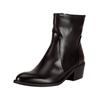 Stiefelette FELMINI "Felmini Stiefelette Leder", Damen, Gr. 40, schwarz, Leder, casual, Schuhe