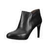 High-Heel-Stiefelette NERO GIARDINI "Nero Giardini Stiefelette Leder", Damen, Gr. 38, schwarz, Leder, elegant, Schuhe