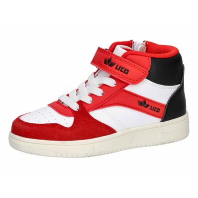 Sneaker LICO "Freizeitstiefel Chad VS High", Kinder, Gr. 36, weiß, Synthetik, Schuhe Image